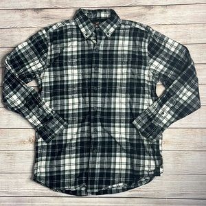 Ridgecut Toughwear Medium-weight Plaid Flannel Button Down Shirt Medium